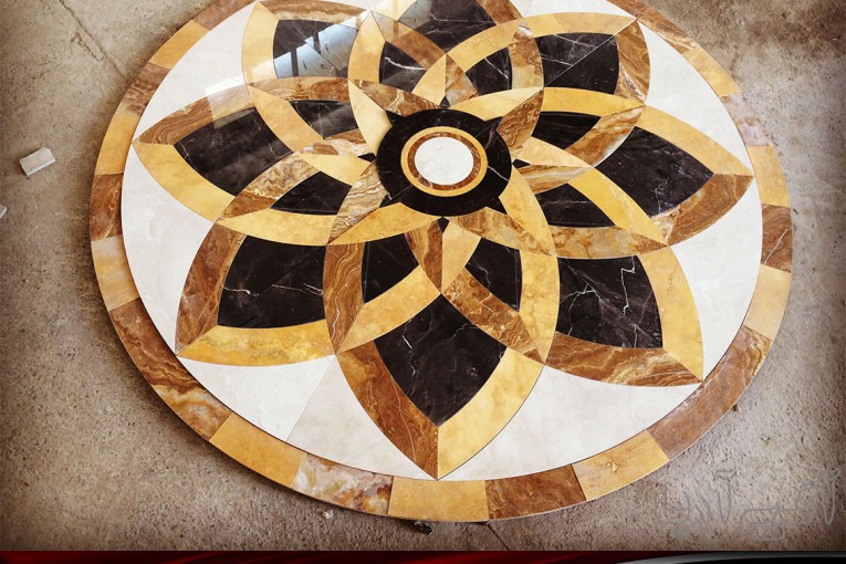 معرق سنگ و  معرق سرامیک ( واترجت سنگ )