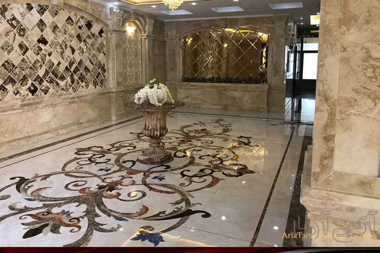 معرق سنگ و  معرق سرامیک ( واترجت سنگ )