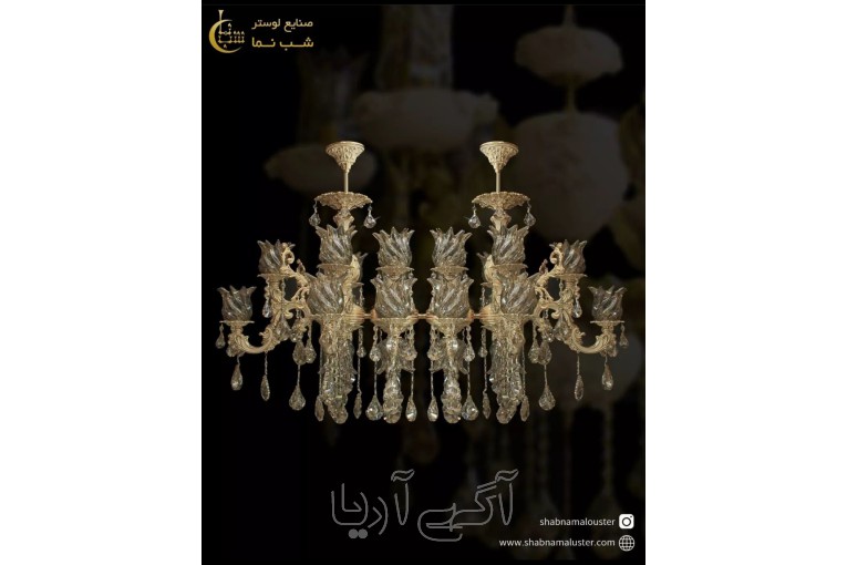 شمعدان هفت شعله برنز 
