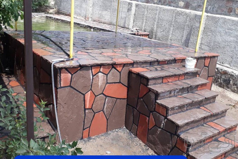  سنگ کاری باسنگ لاشه مالون 