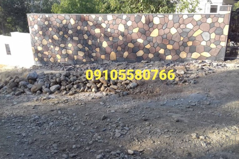  سنگ ورقه ای  محوطه ای اجرای سنگ لاشه 