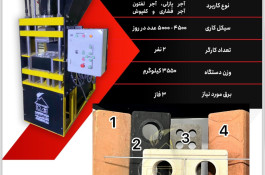 دستگاه جدید دوسرعته تولید آجر پازلی نما