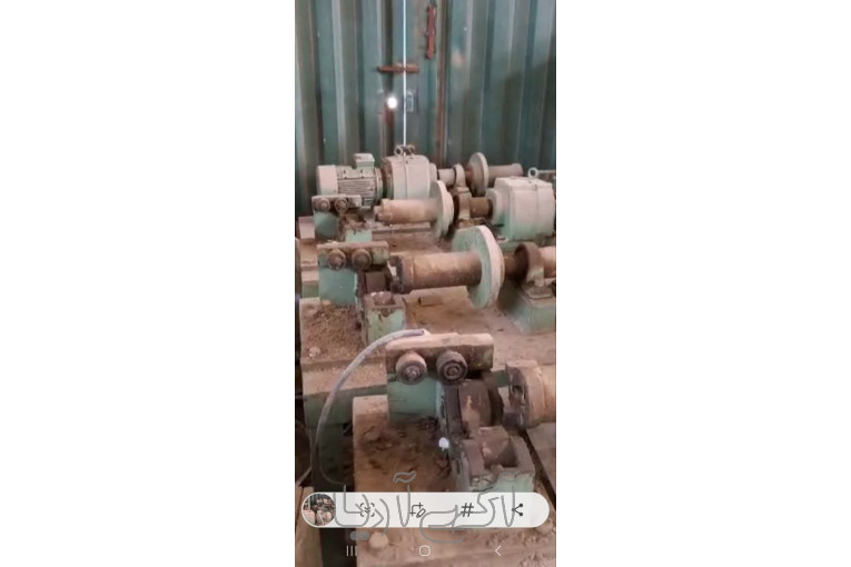 تعدادی دستگاه و ماشین الات مربوط به خط تولید لوله grp واحد زرین میکسینگ