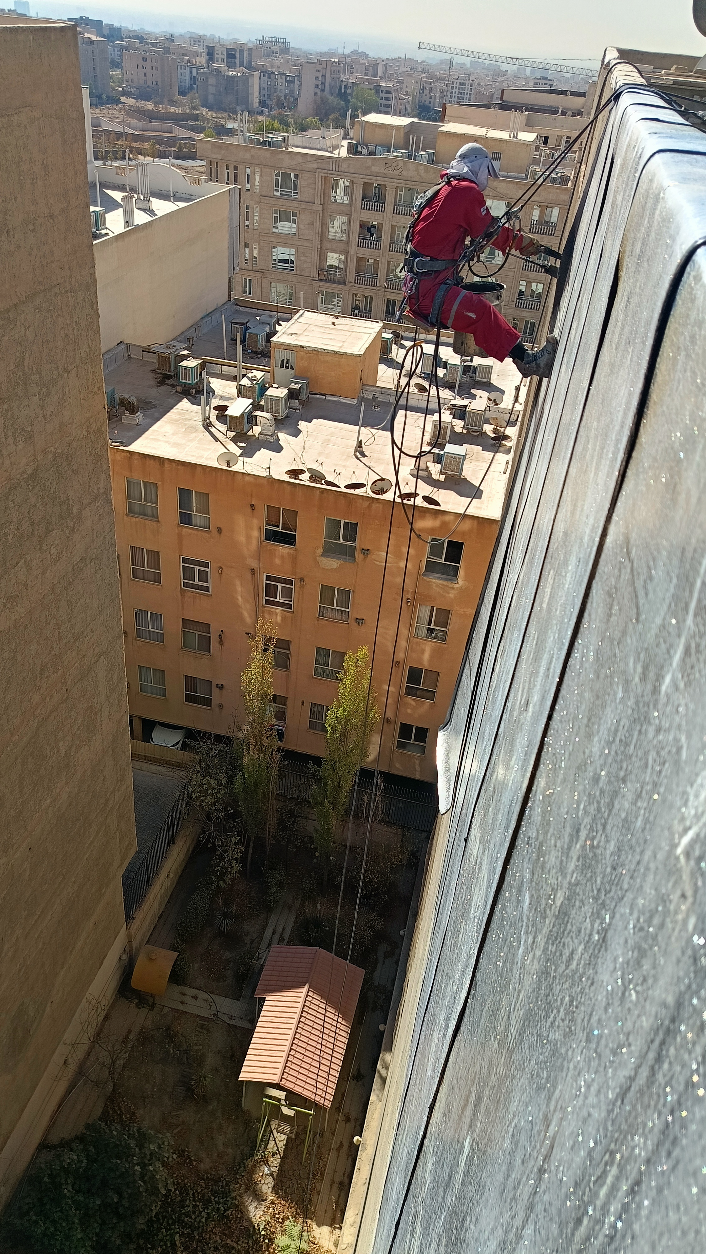 پیچ سنگ نما و نماشویی باطناب