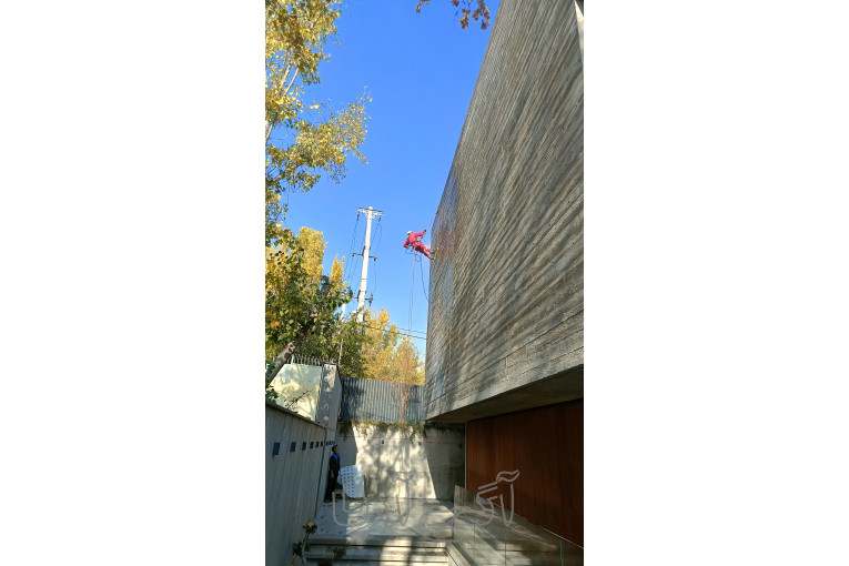 پیچ سنگ نما و نماشویی باطناب