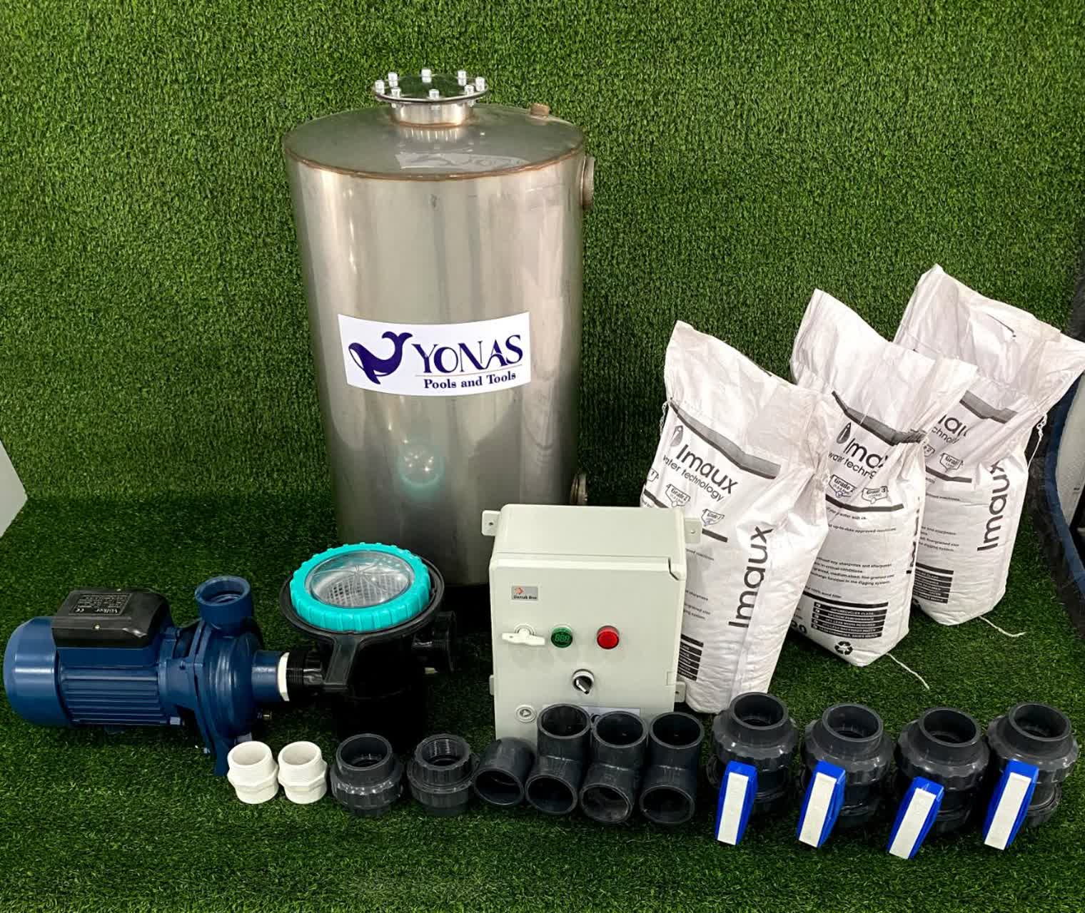 پکیج تصفیه خانه و گرمایش استخر 50/000 لیتری