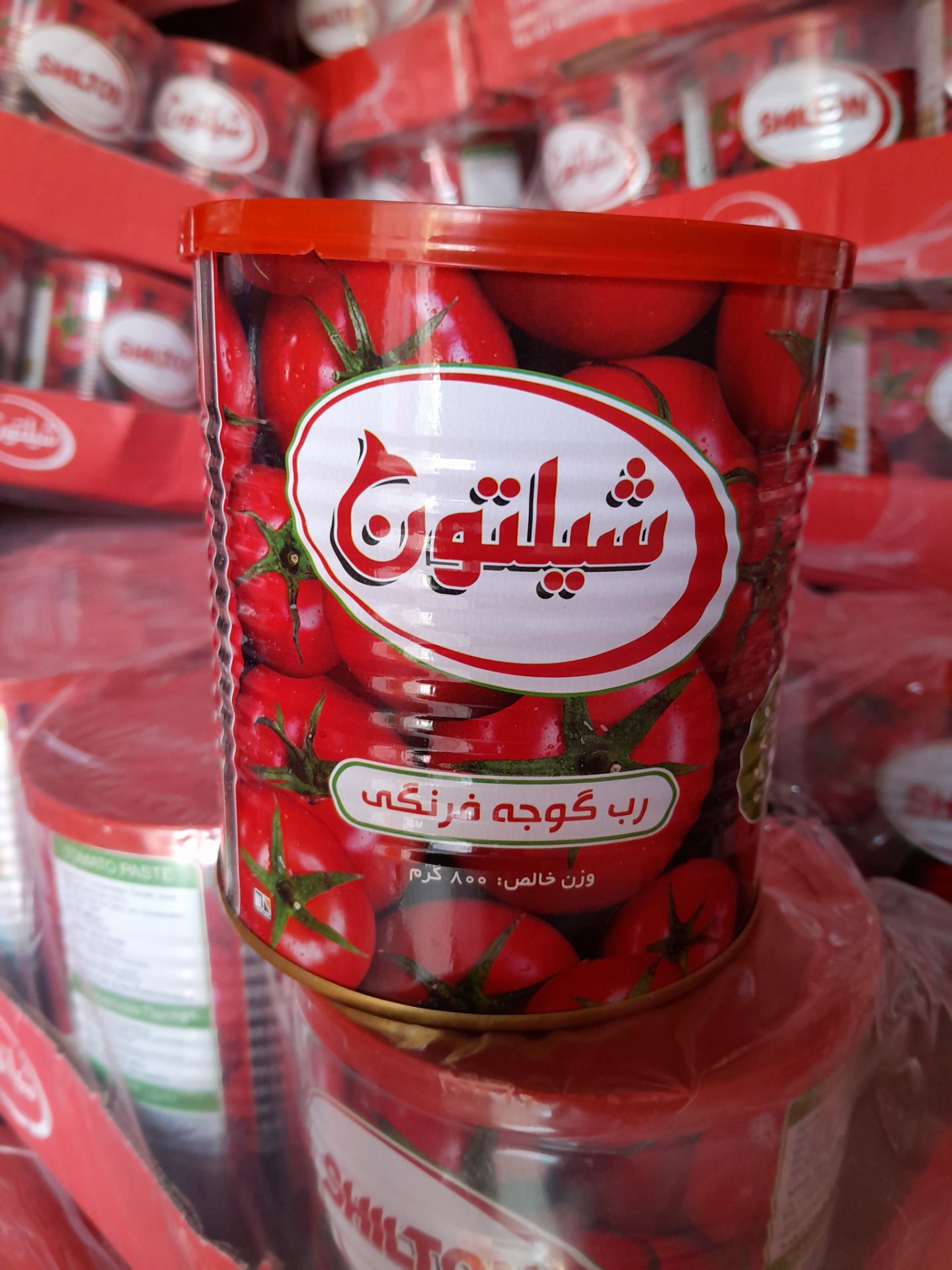 فروش عمده رب گوجه فرنگی شیلتون 800 گرمی