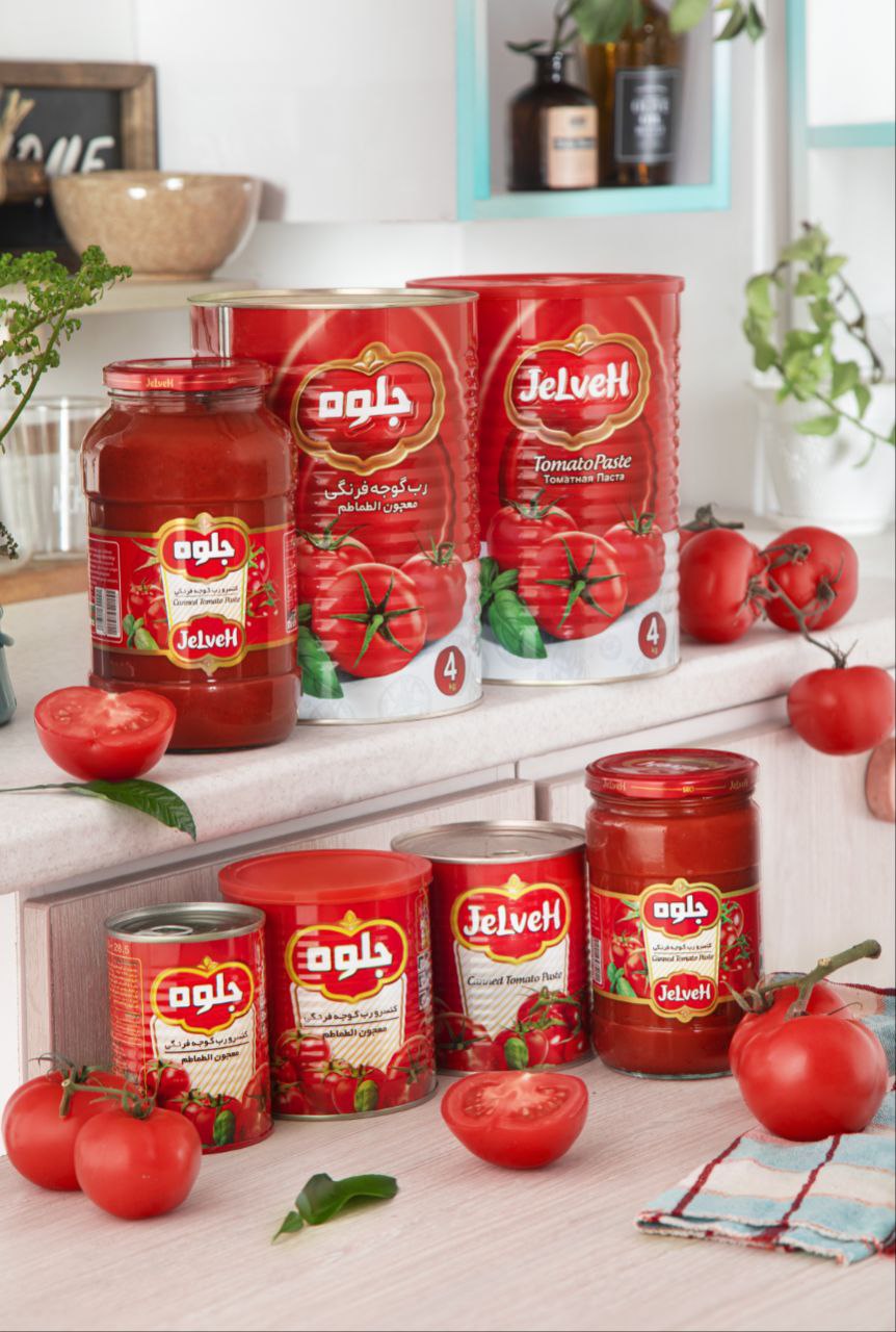 تولید , فروش و صادرات انواع رب گوجه فرنگی جلوه