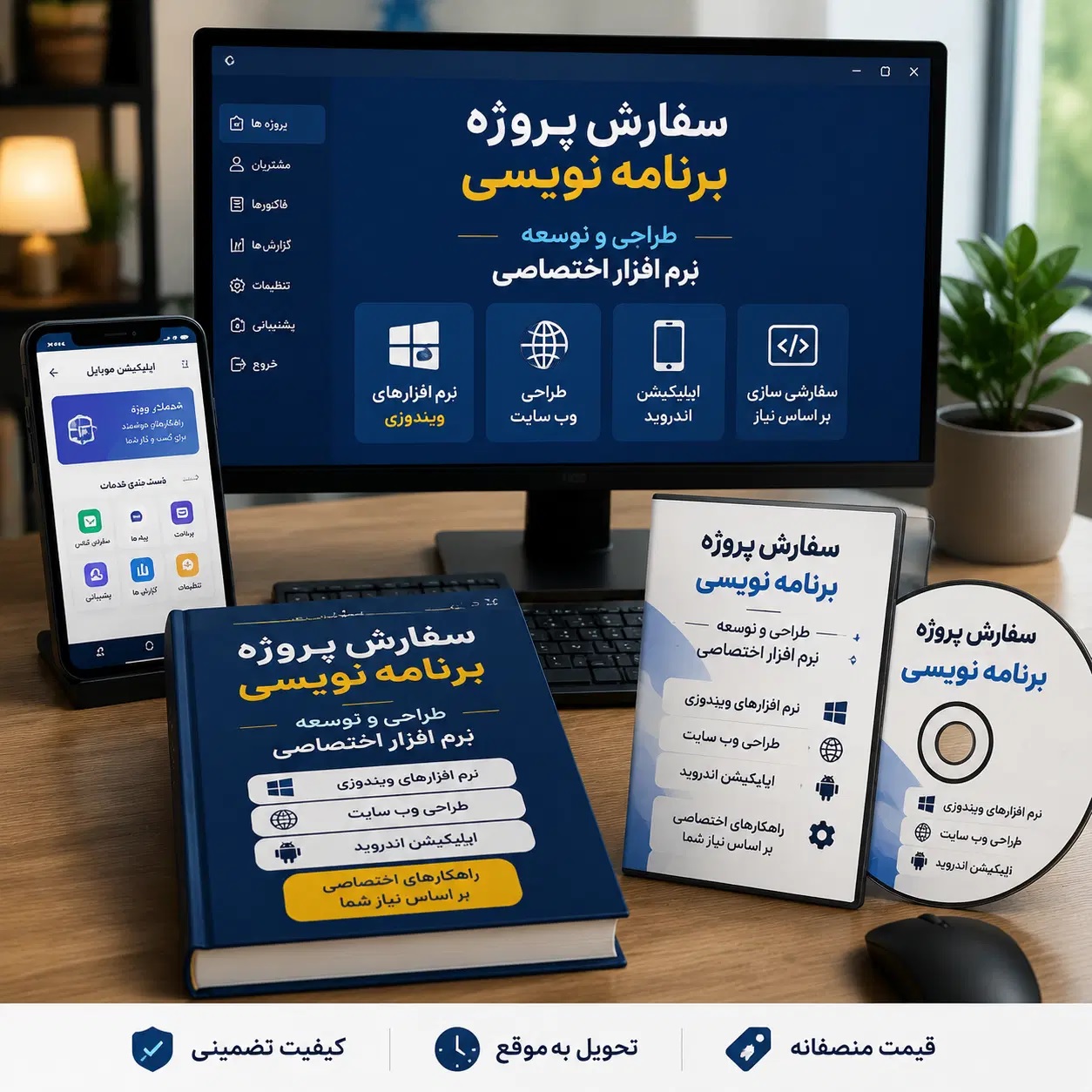 برنامه نویسی اختصاصی | طراحی نرم افزار، سایت و اپلیکیشن
