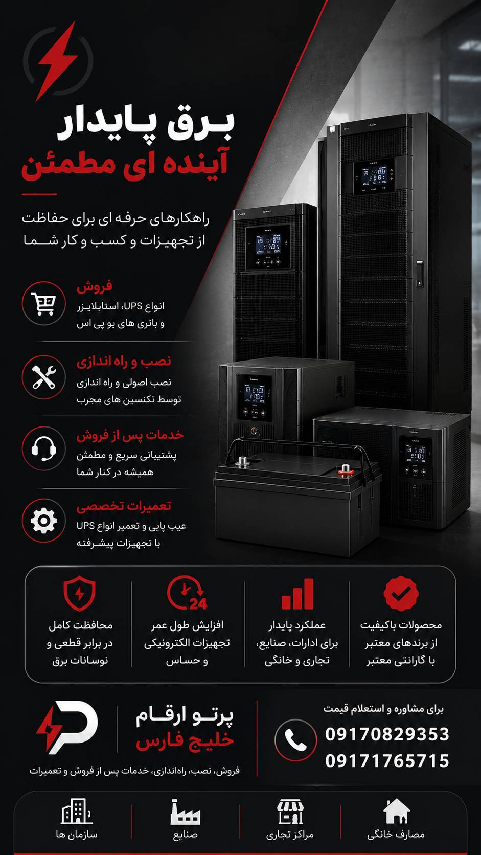 یو پی اس، استابلایزر، سانورتور